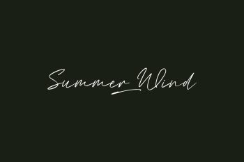 Summer Wind Free Font