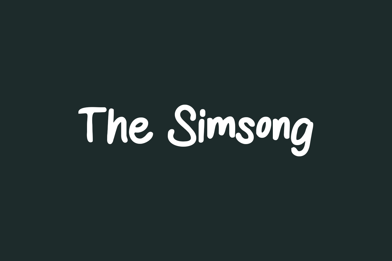 The Simsong Free Font