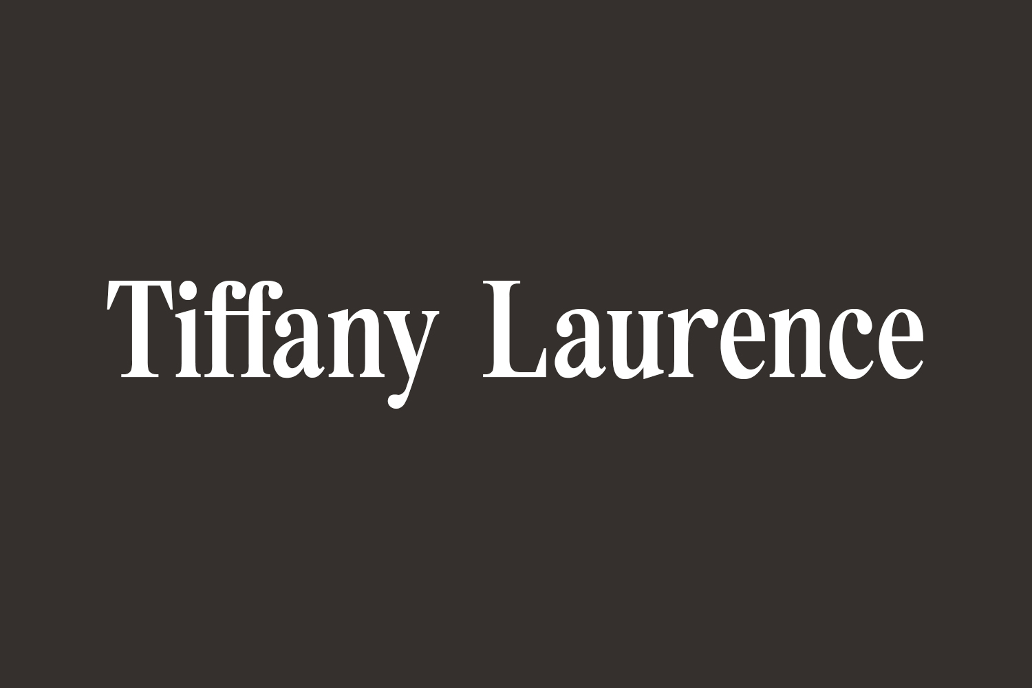 Tiffany Laurence Free Font