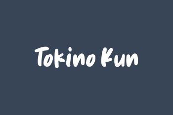 Tokino Kun Free Font