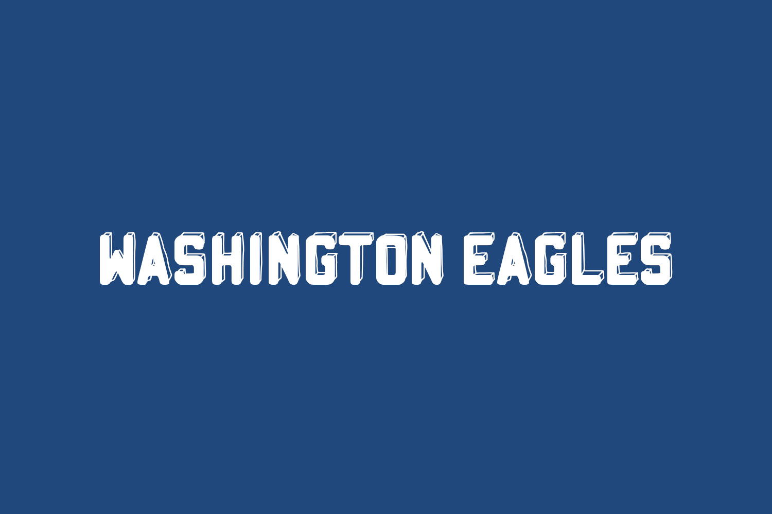 Washington Eagles Free Font