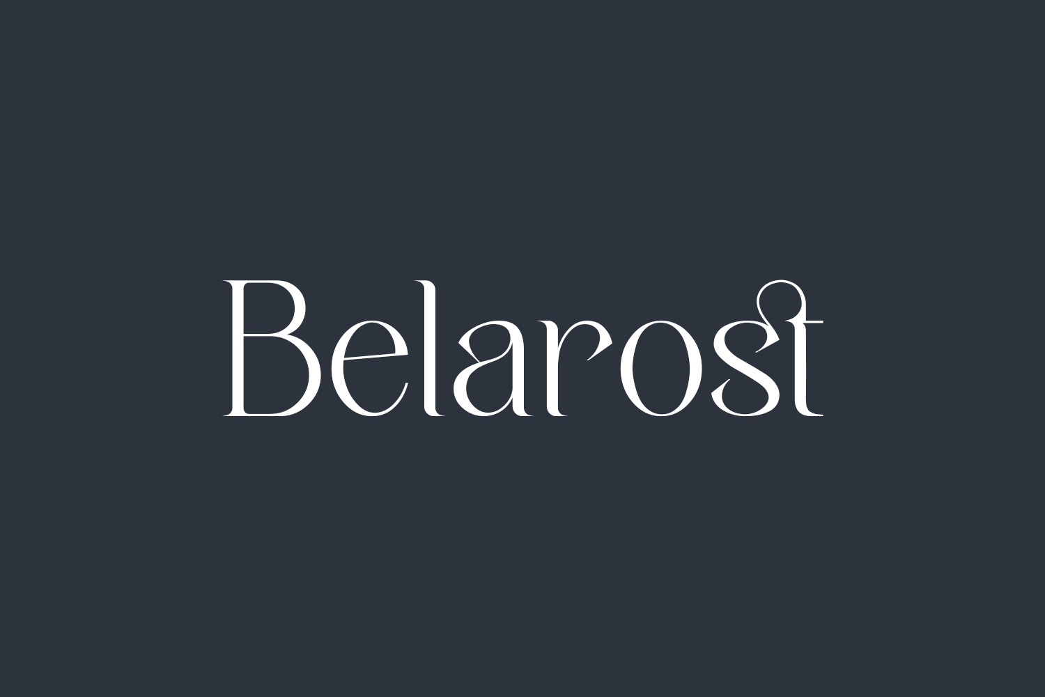 Belarost Free Font