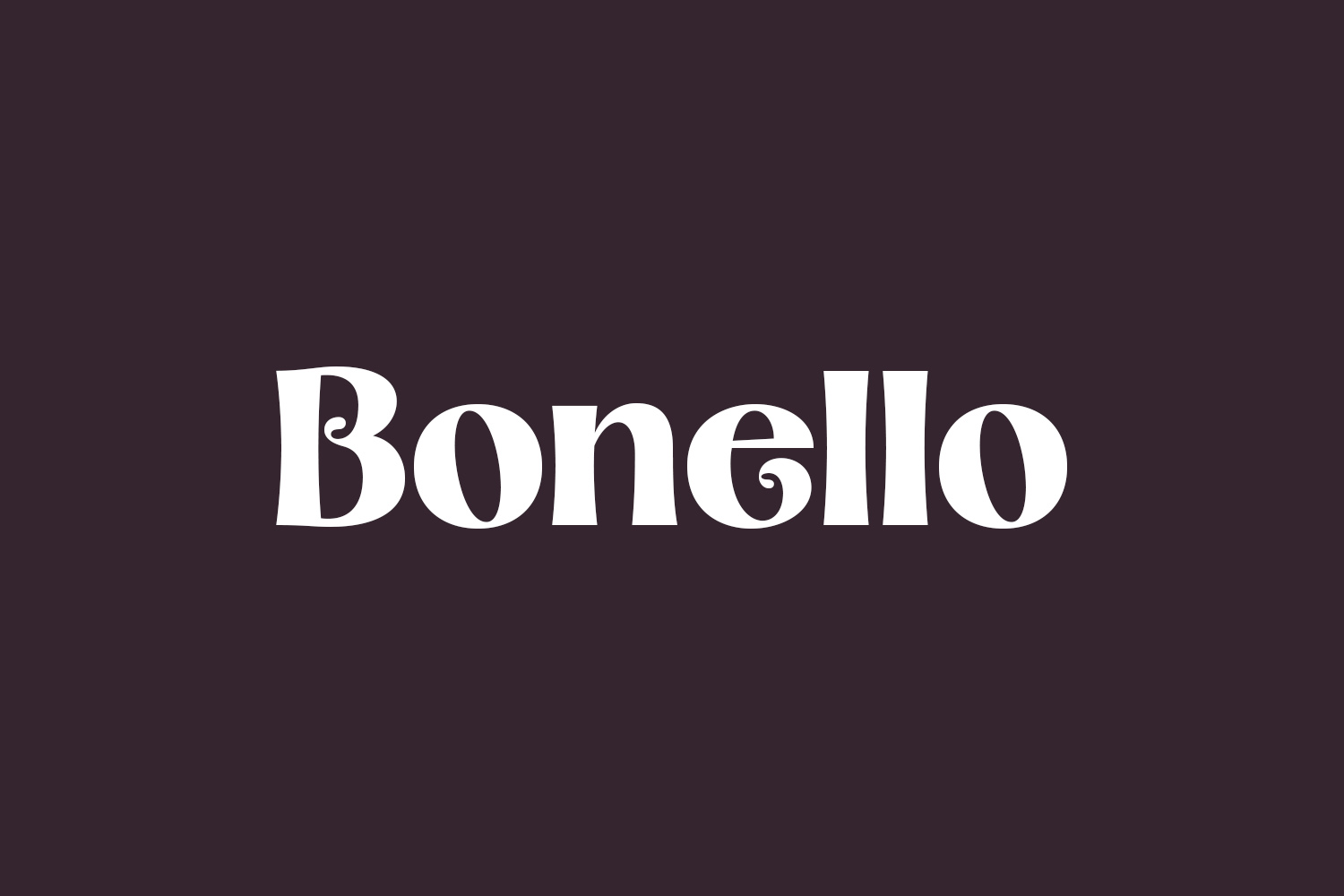 Bonello Free Font