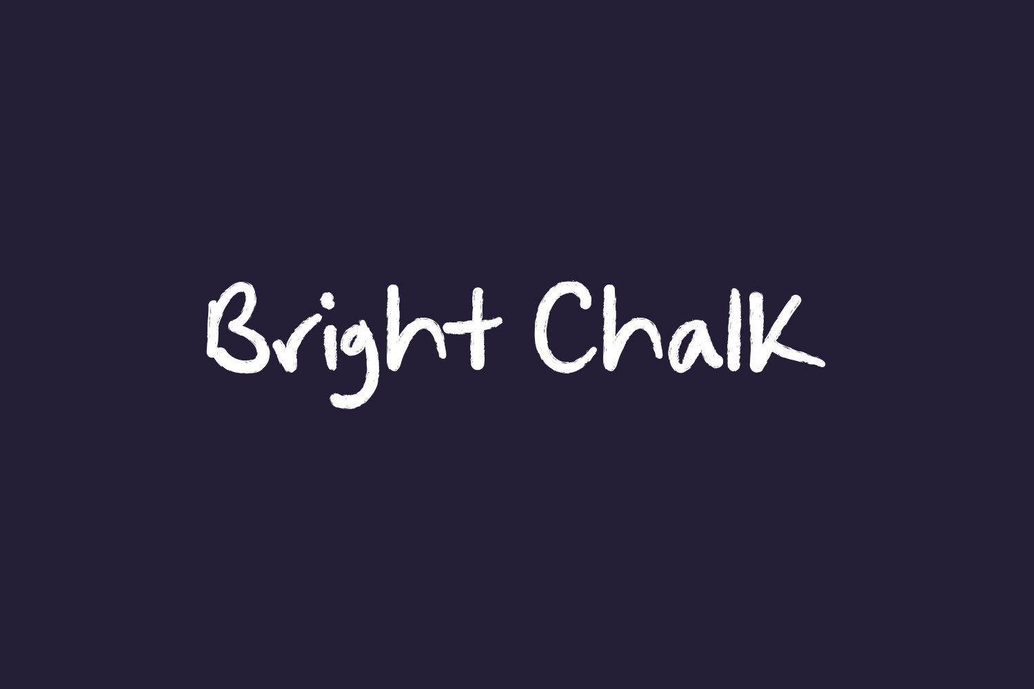 Bright Chalk Free Font