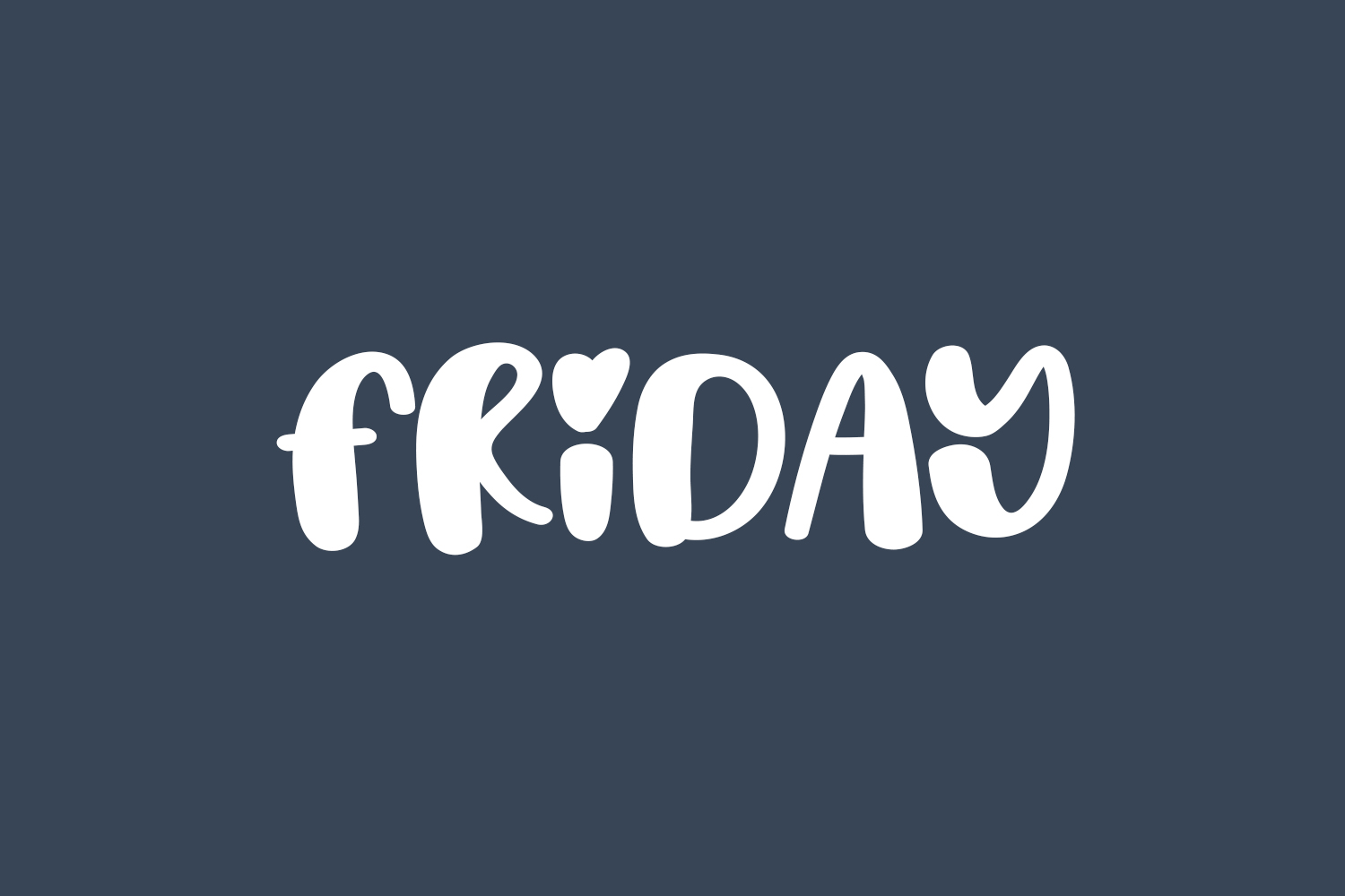 Friday Free Font