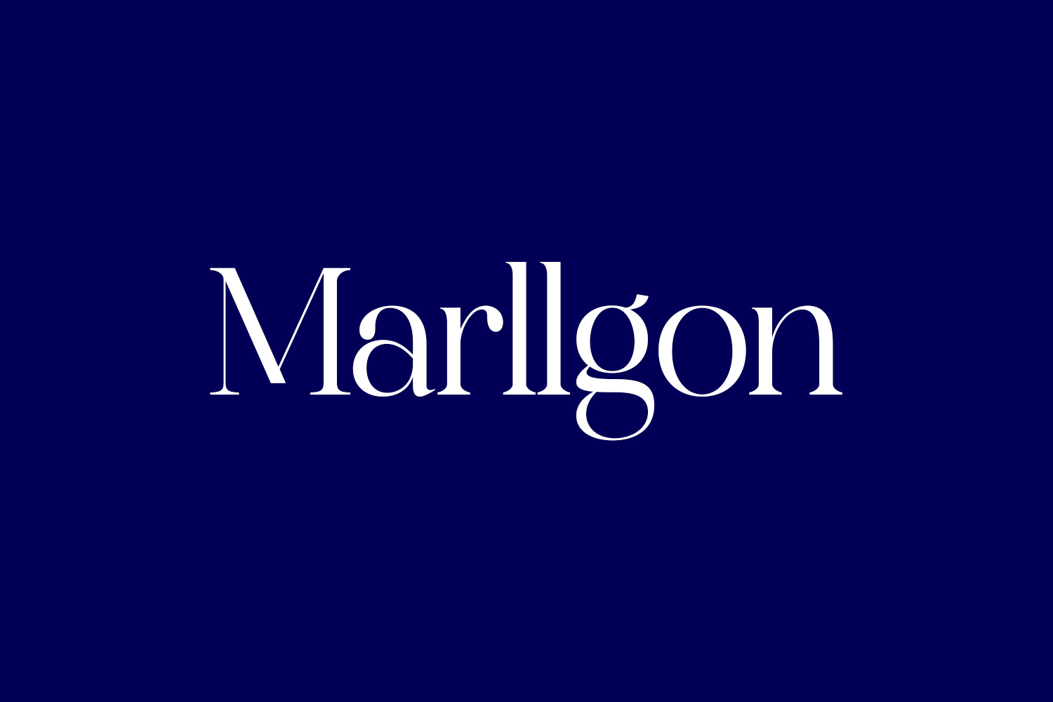 Marllgon Free Font