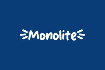Monolite Free Font