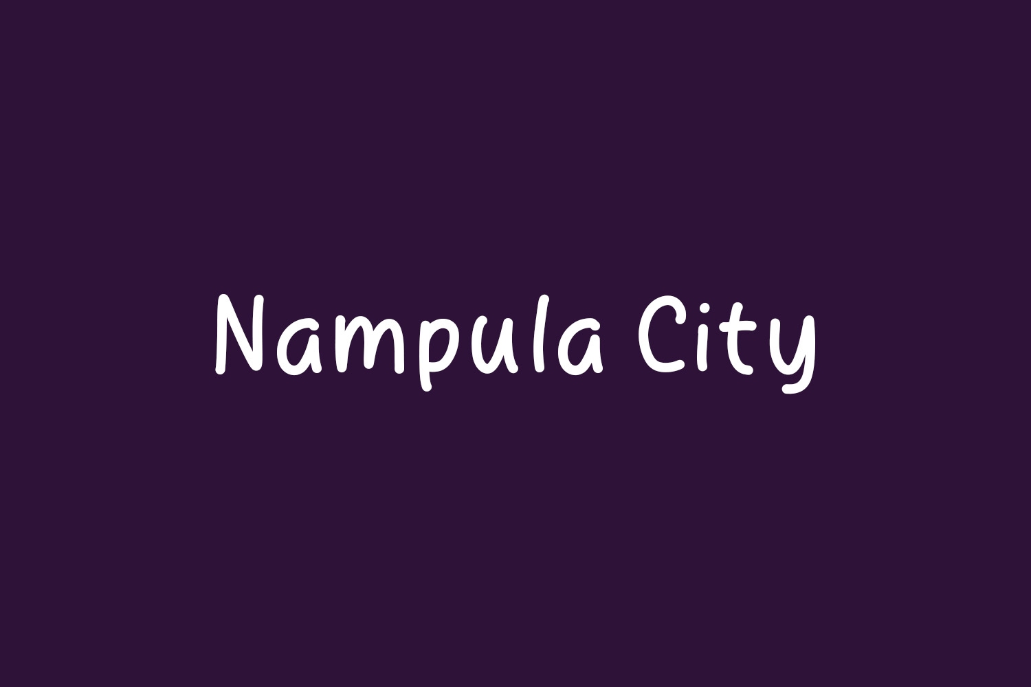 Nampula City Free Font