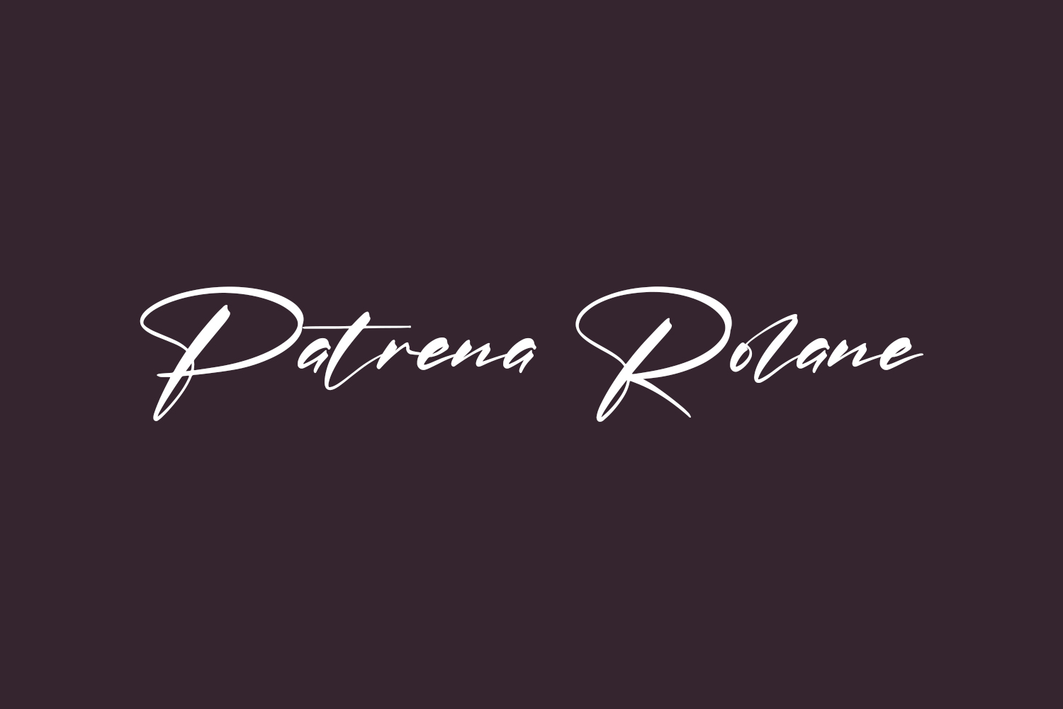 Patrena Rolane Free Font
