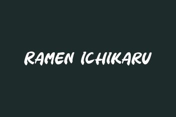 Ramen Ichikaru Free Font