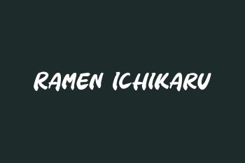 Ramen Ichikaru Free Font
