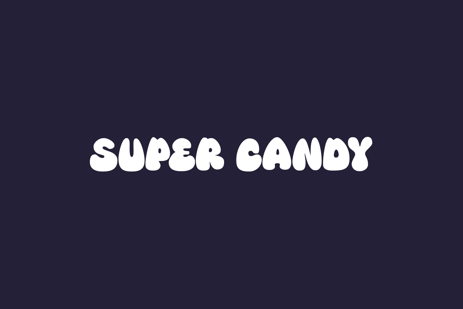 Super Candy Free Font