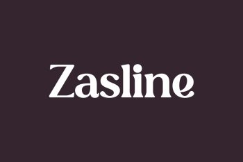 Zasline Free Font