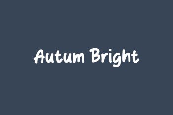 Autum Bright Free Font