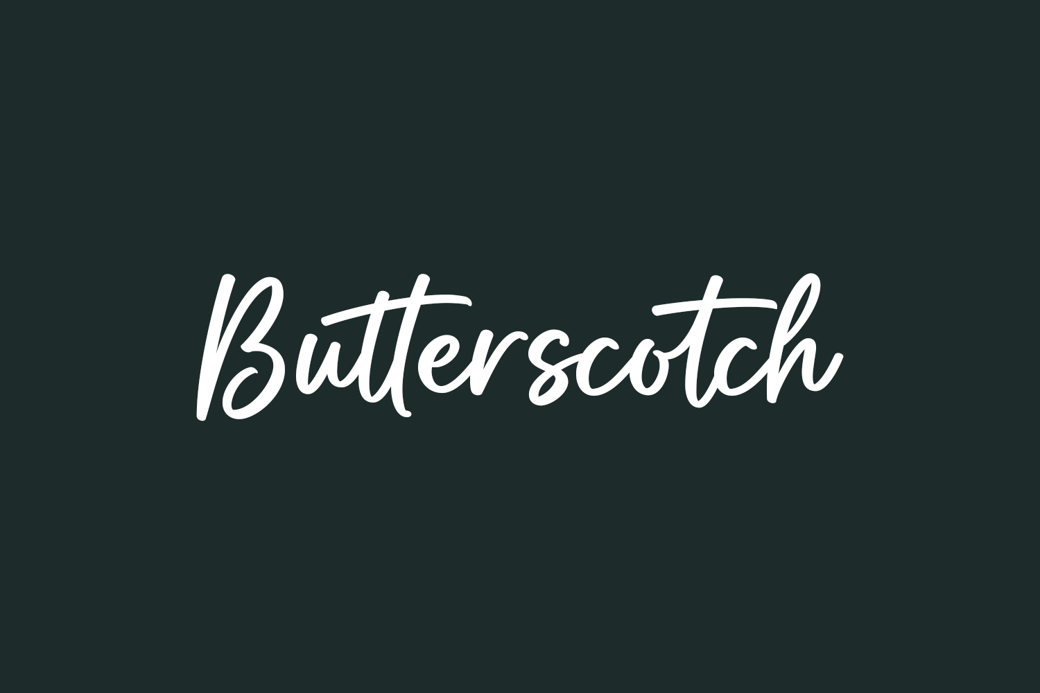 Butterscotch Free Font