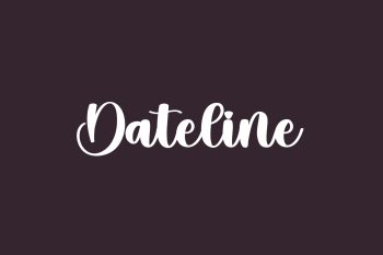 Dateline Free Font