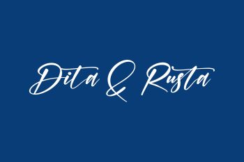 Dita & Rusta Free Font
