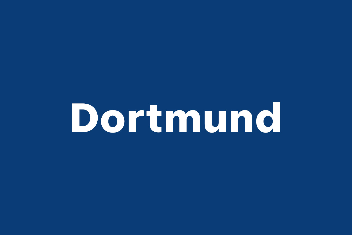 Dortmund Free Font