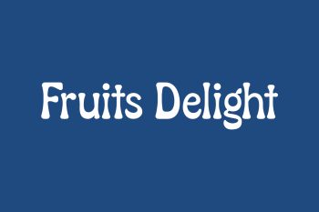Fruits Delight Free Font