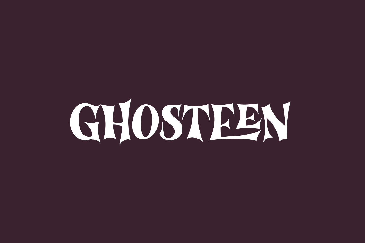 Ghosteen Free Font
