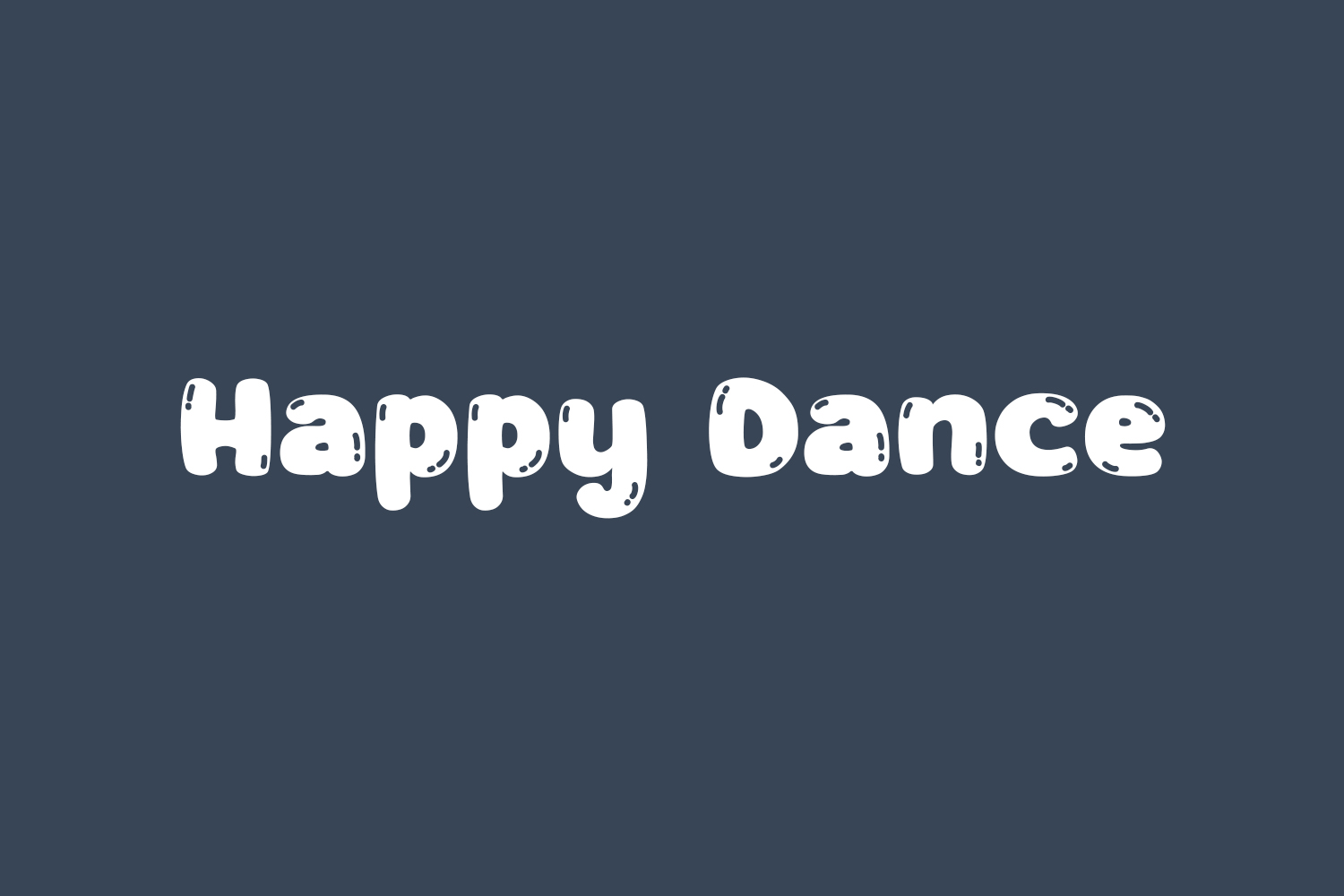 Happy Dance Free Font