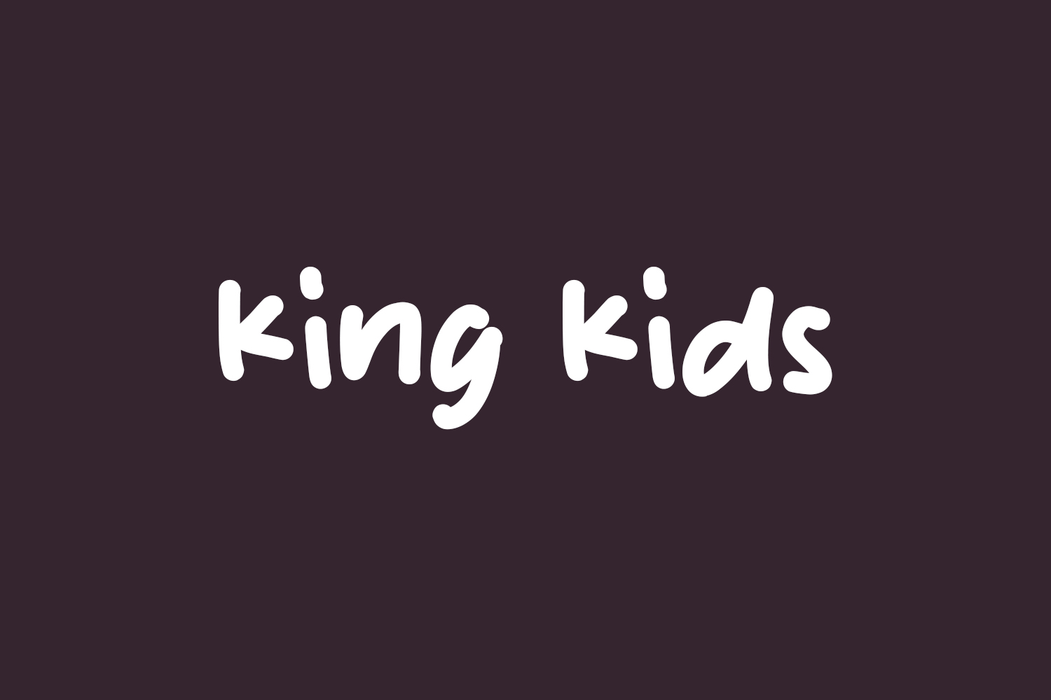 King Kids Free Font
