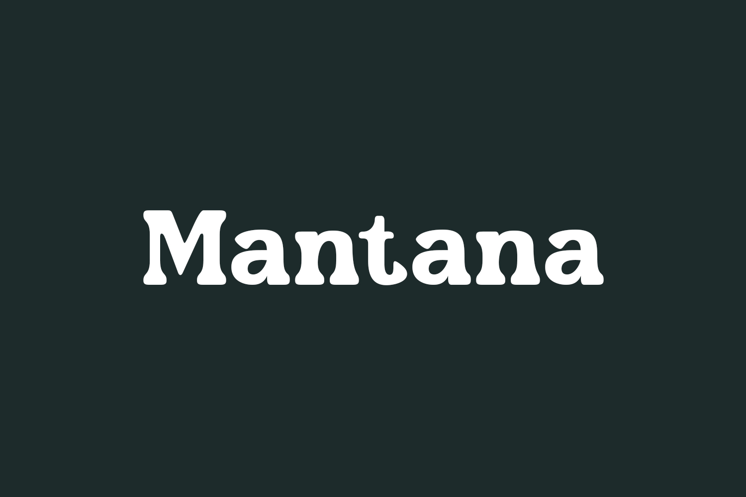 Mantana Free Font
