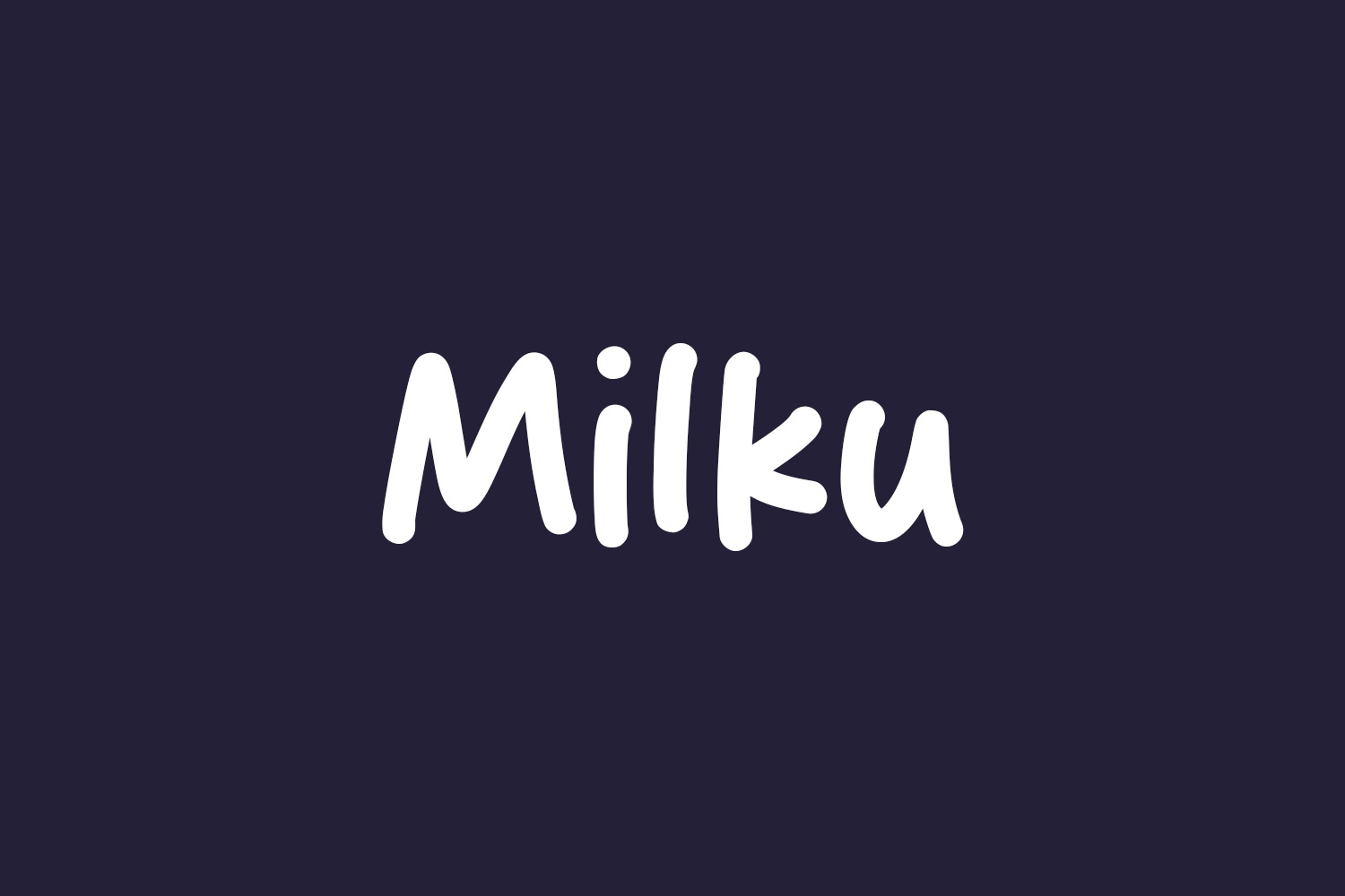 Milku Free Font