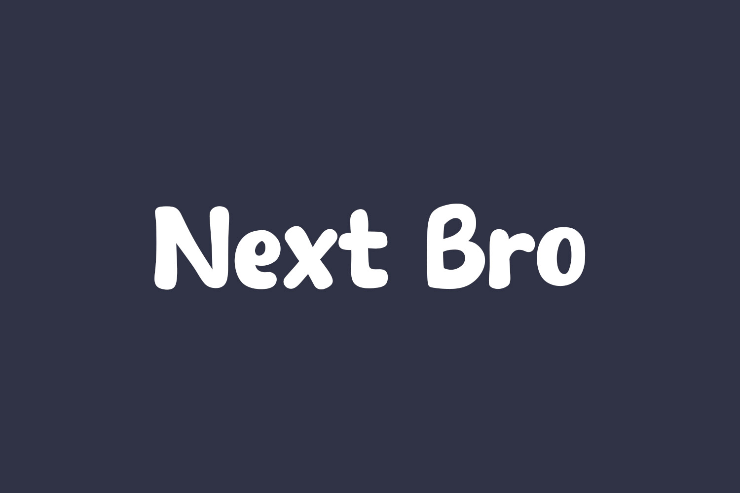 Next Bro Free Font