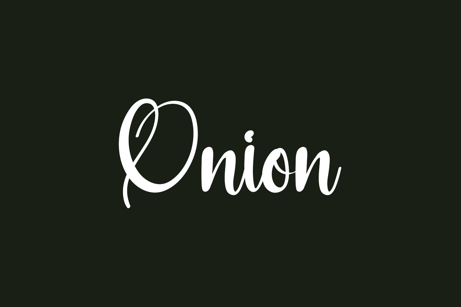 Onion Free Font