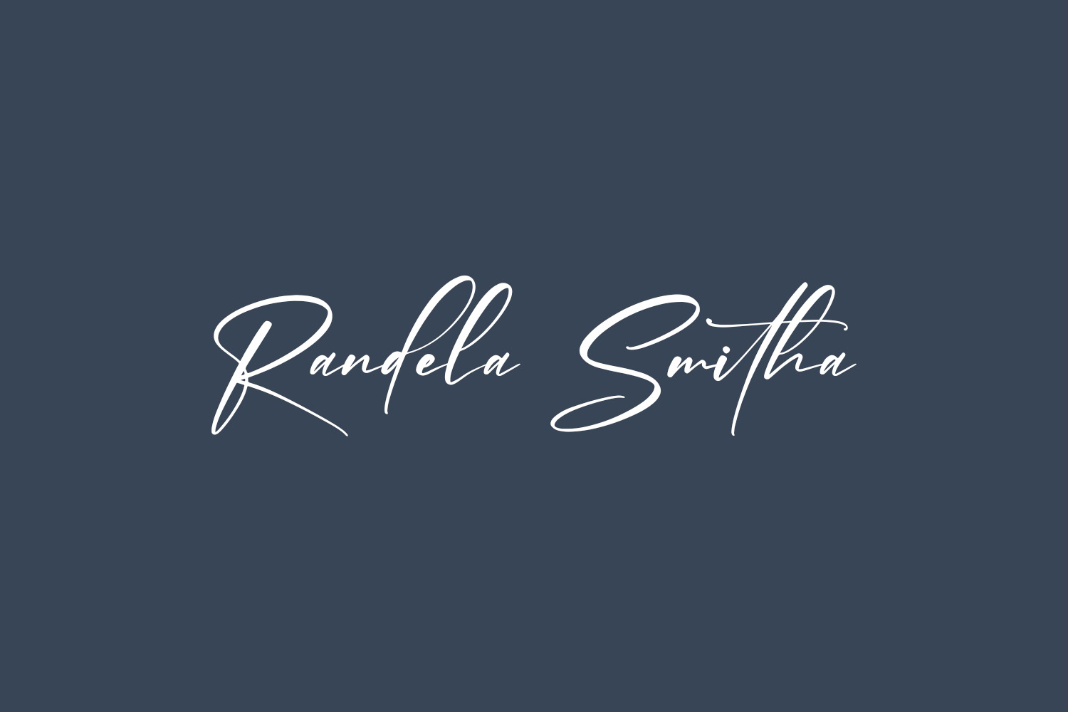 Randela Smitha Free Font