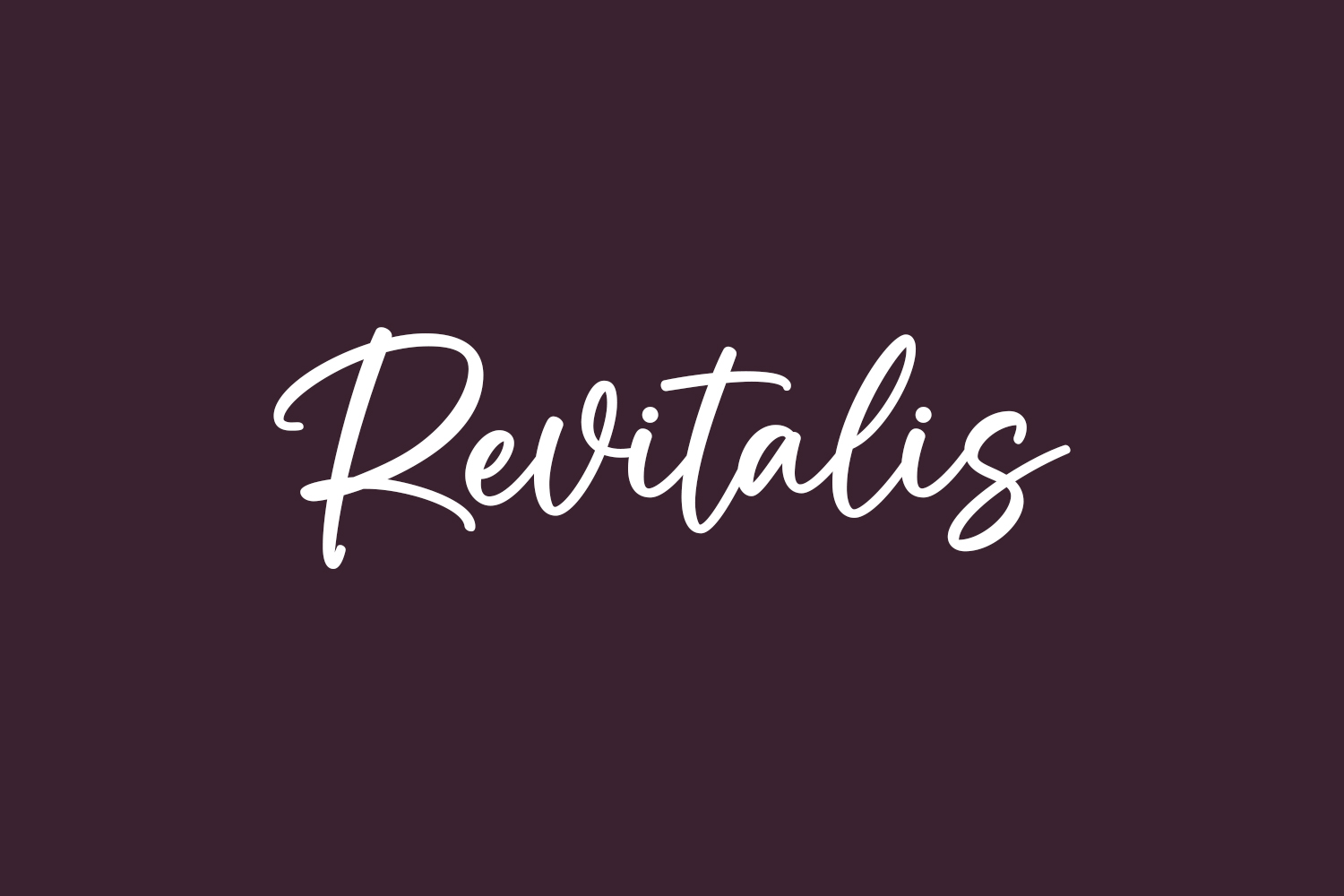 Revitalis Free Font