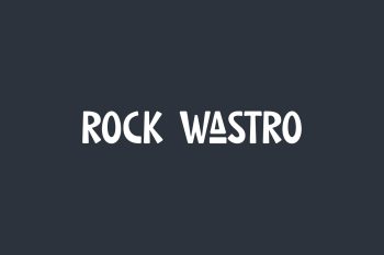 Rock Wastro Free Font