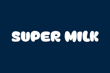 Super Milk Free Font