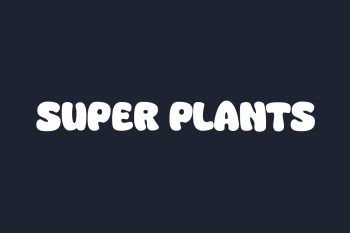 Super Plants Free Font