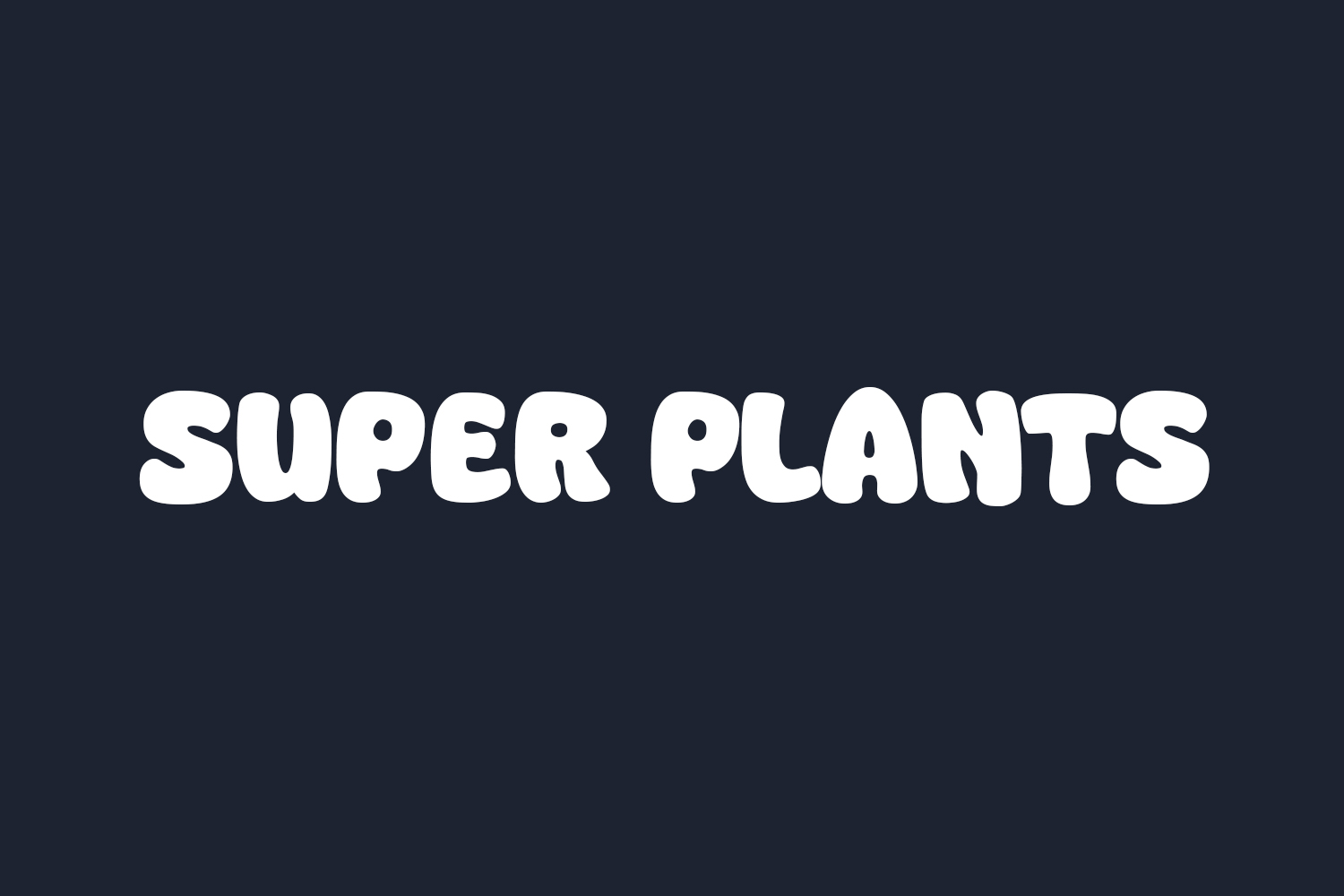 Super Plants Free Font