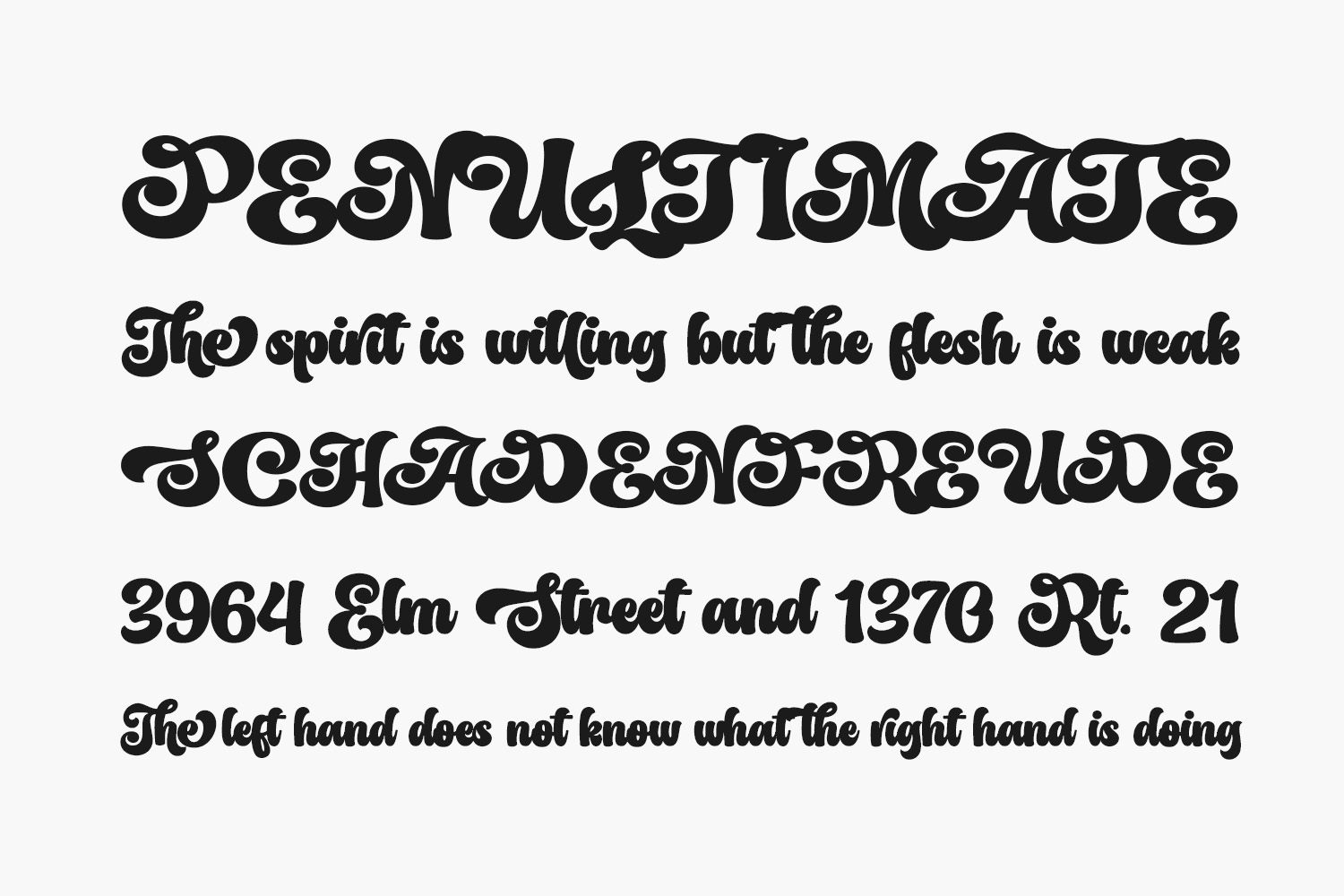 The Augusta Free Font