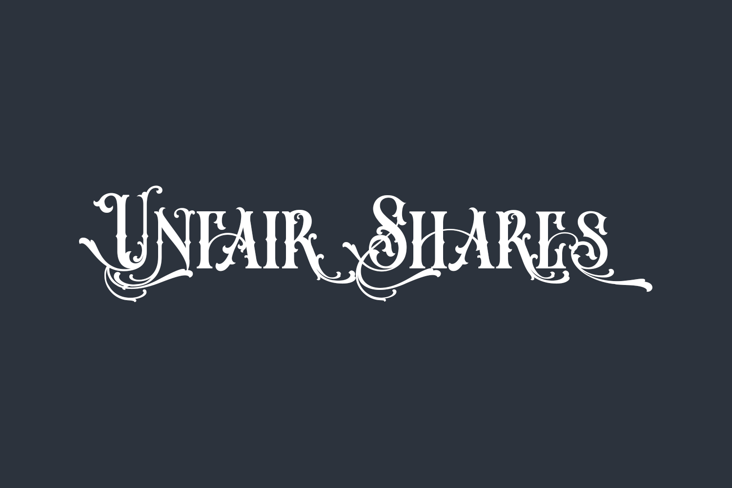 Unfair Shares Free Font