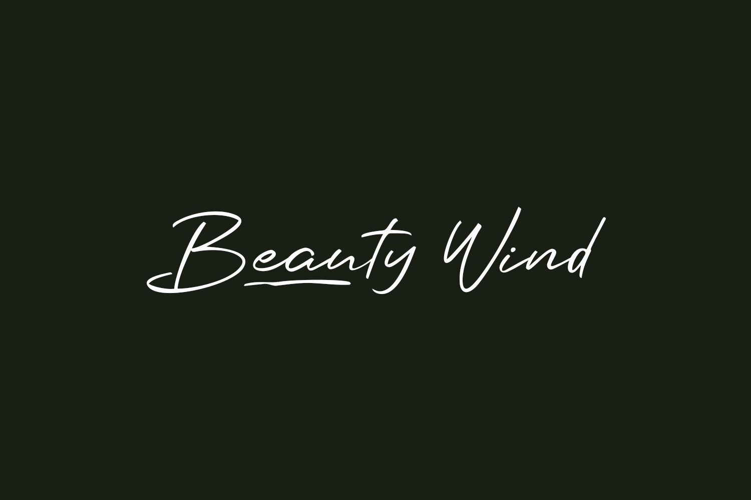 Beauty Wind Free Font