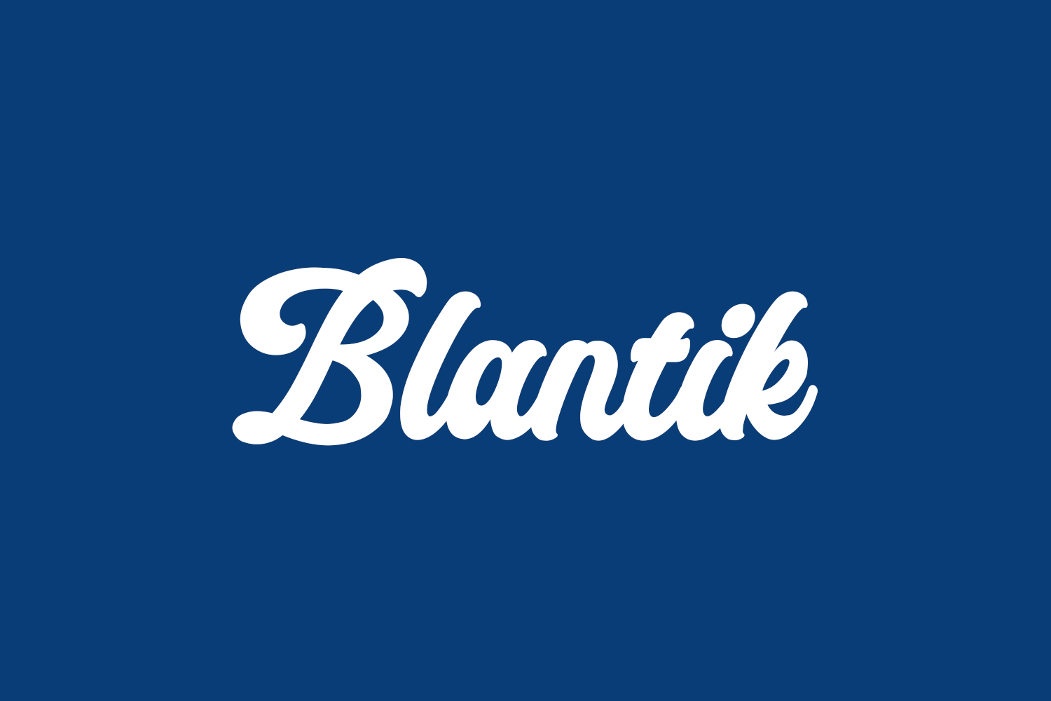 Blantik Free Font