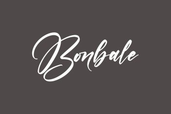 Bonbale Free Font