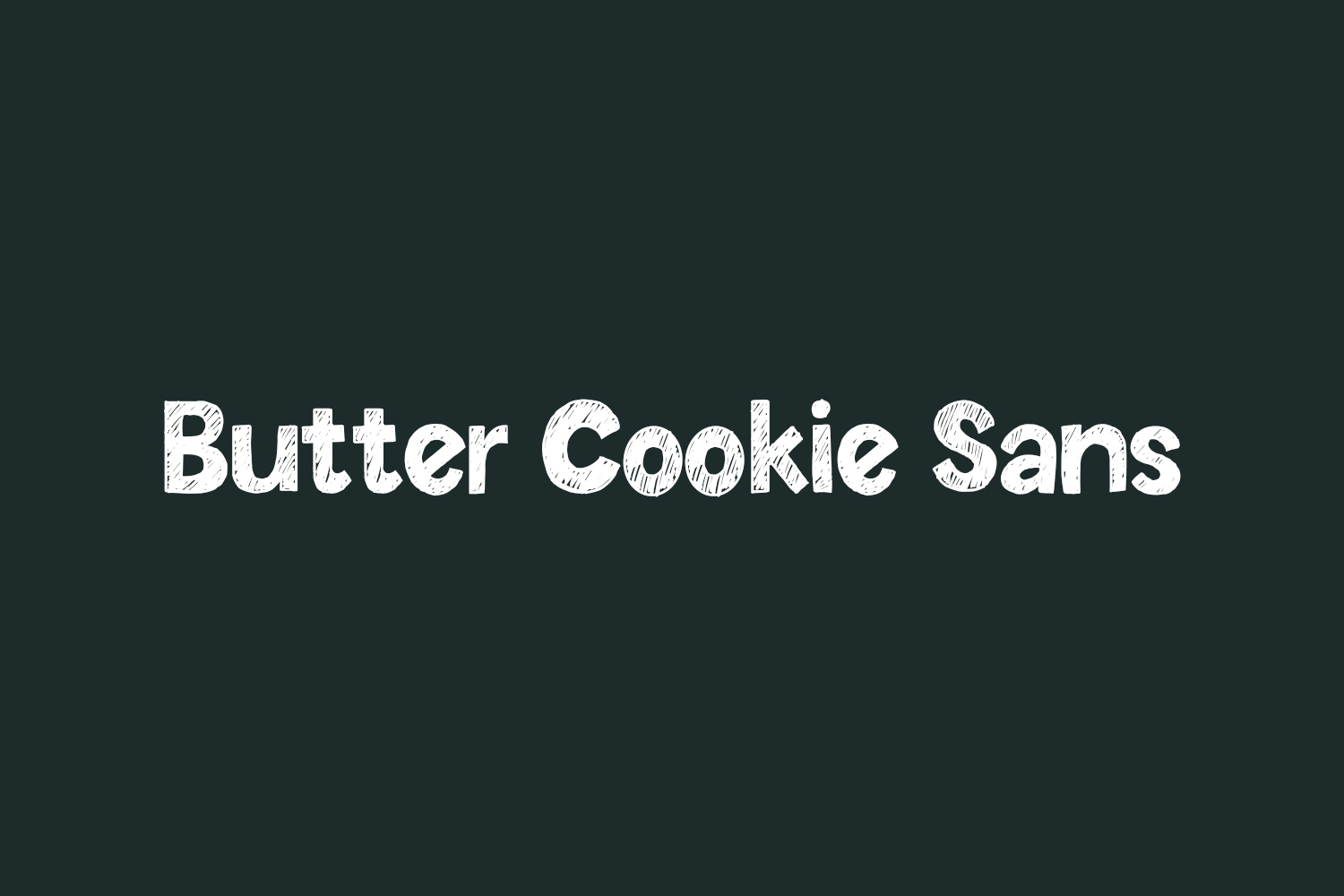 Butter Cookie Sans Free Font