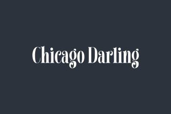 Chicago Darling Free Font