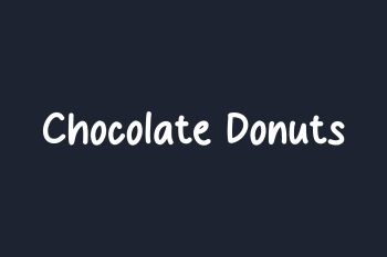 Chocolate Donuts Free Font
