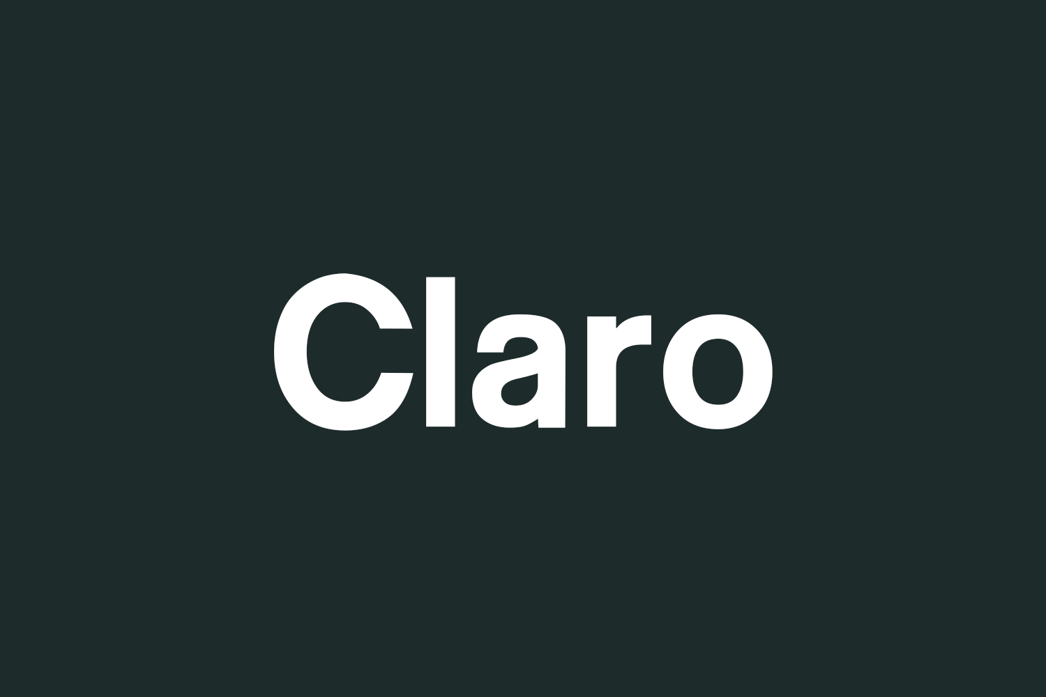 Claro Free Font