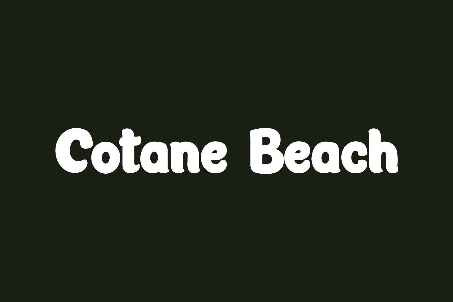 Cotane Beach Free Font