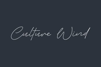 Culture Wind Free Font