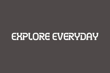 Explore Everyday Free Font