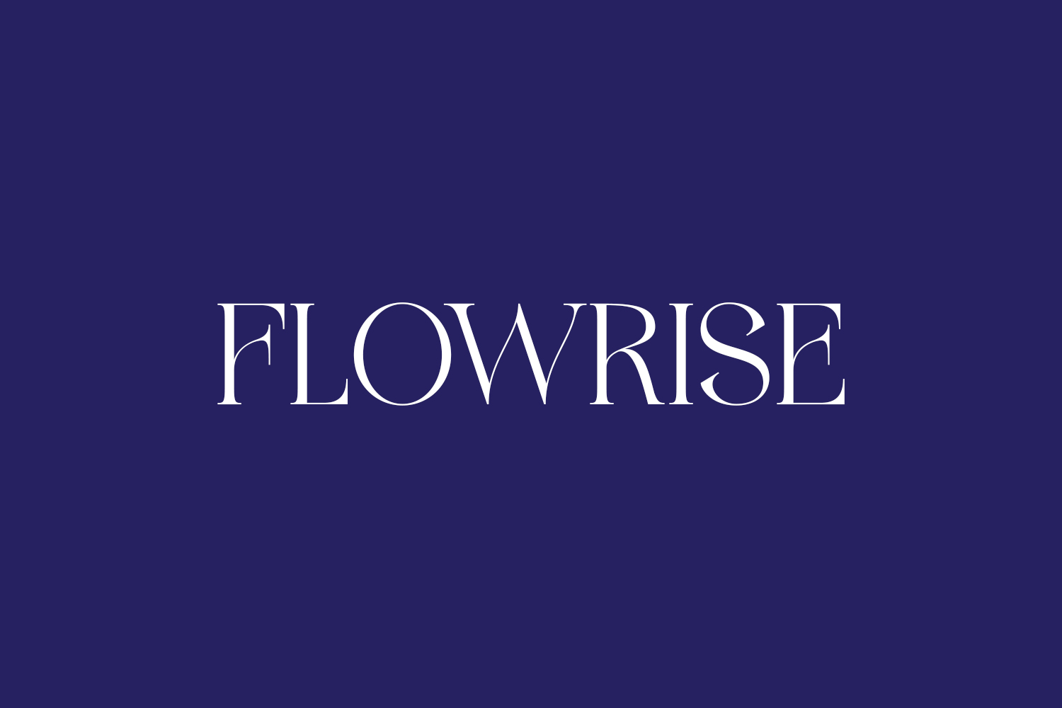 Flowrise Free Font