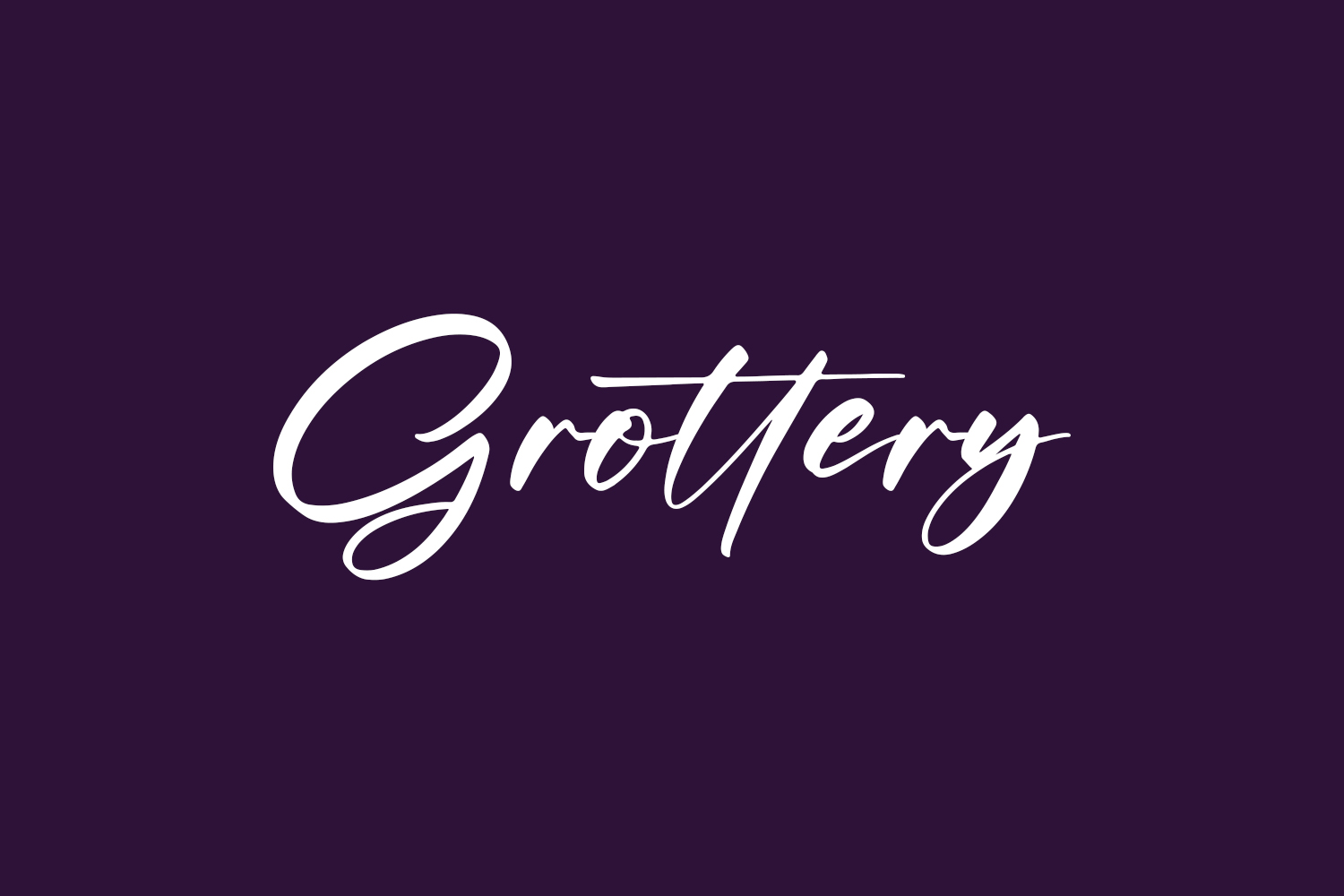 Grottery Free Font